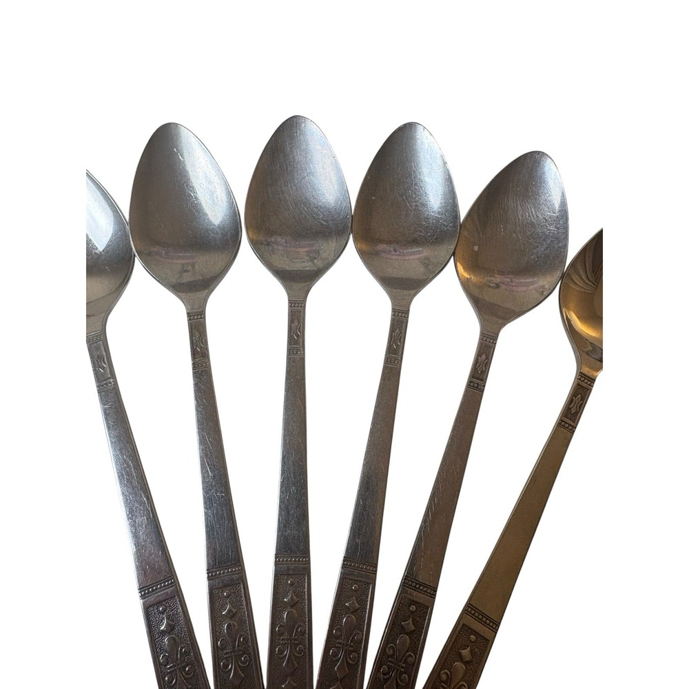 Interpur Japan Stainless Steel Flatware Cortina Set of 6 Teaspoons MCM